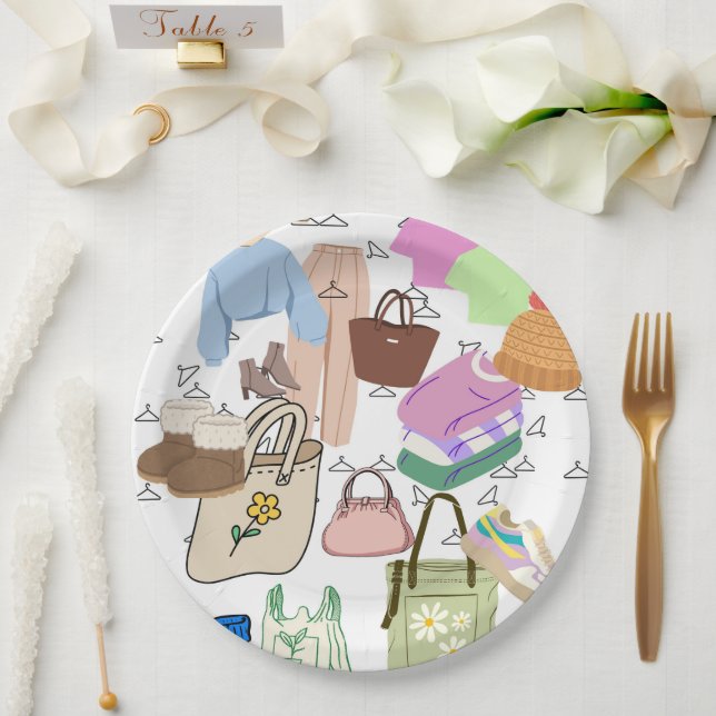 Prato De Papel Placa de papel (Casamento)