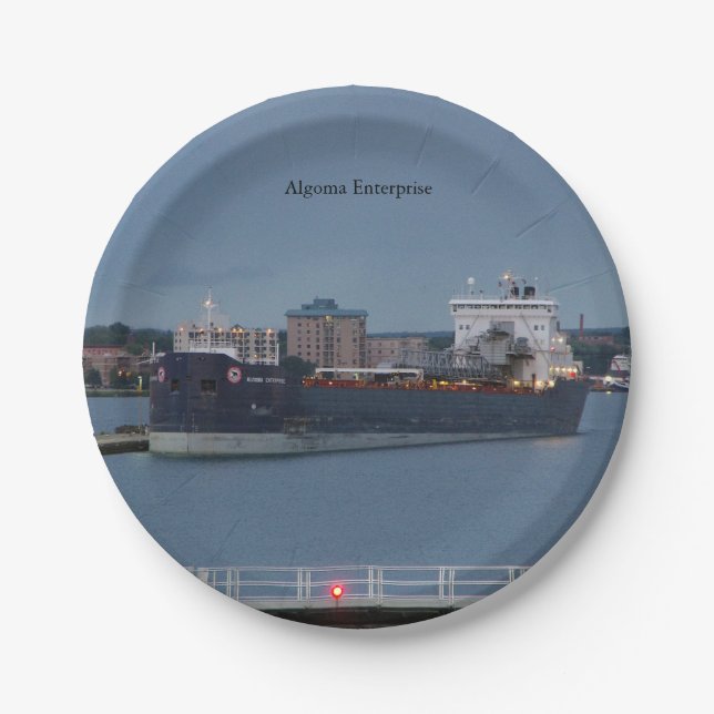 Prato De Papel Placa de papel Algoma Enterprise (Frente)
