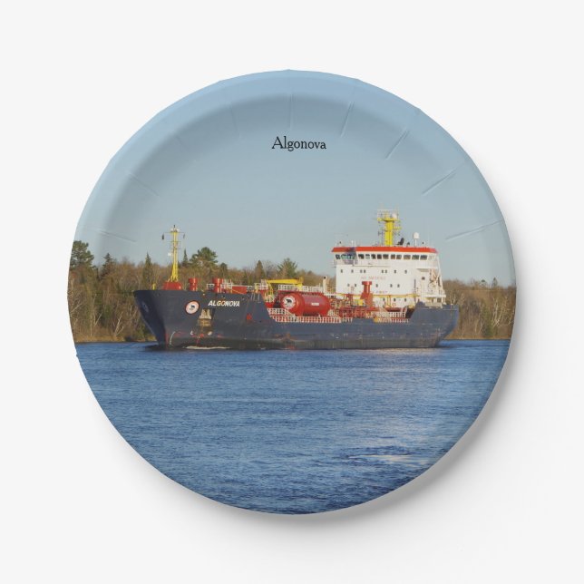 Prato De Papel Placa de papel Algonova (Frente)