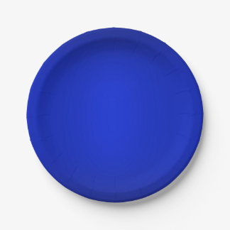 Prato De Papel Placa de papel azul