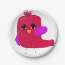 Placa de papel Birdie