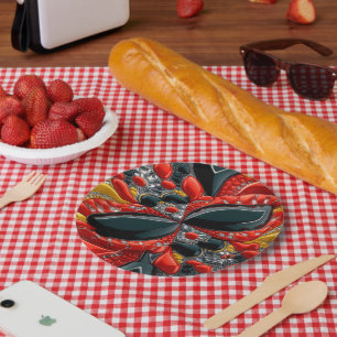 Prato De Papel Placa de papel com Design de cor na Alemanha