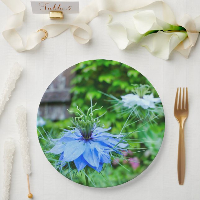 Prato De Papel Placa de Papel Cornflower (Casamento)