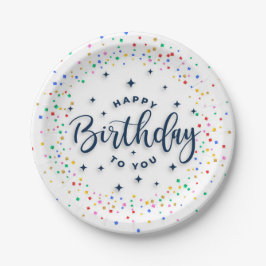 Prato De Papel Placa de Papel Creative Birthday