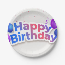 Prato De Papel Placa de Papel Creative Birthday
