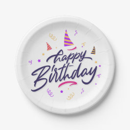 Prato De Papel Placa de Papel Creative Birthday