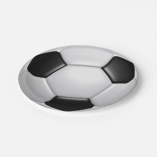 Prato De Papel placa de papel da bola de futebol