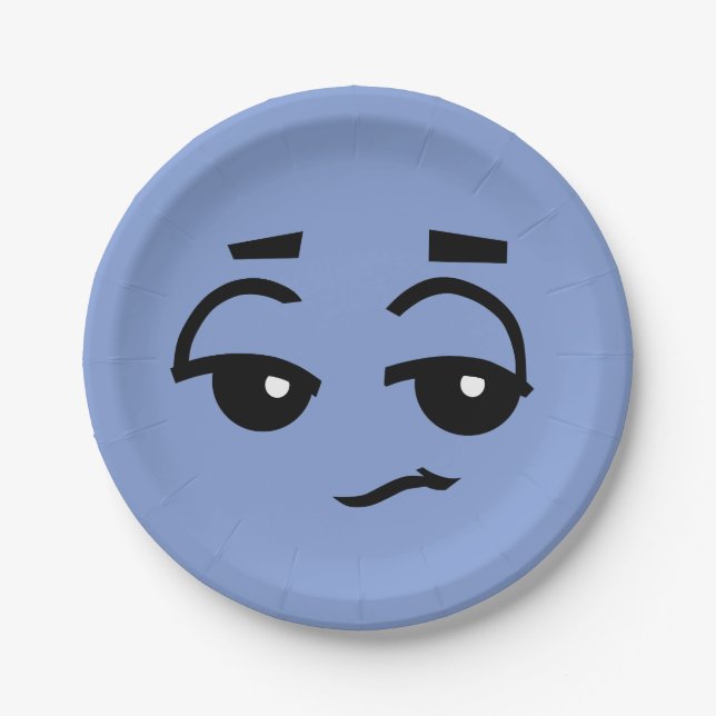 PRATO DE PAPEL PLACA DE PAPEL DA CARA GRÁFICA BONITO (Frente)