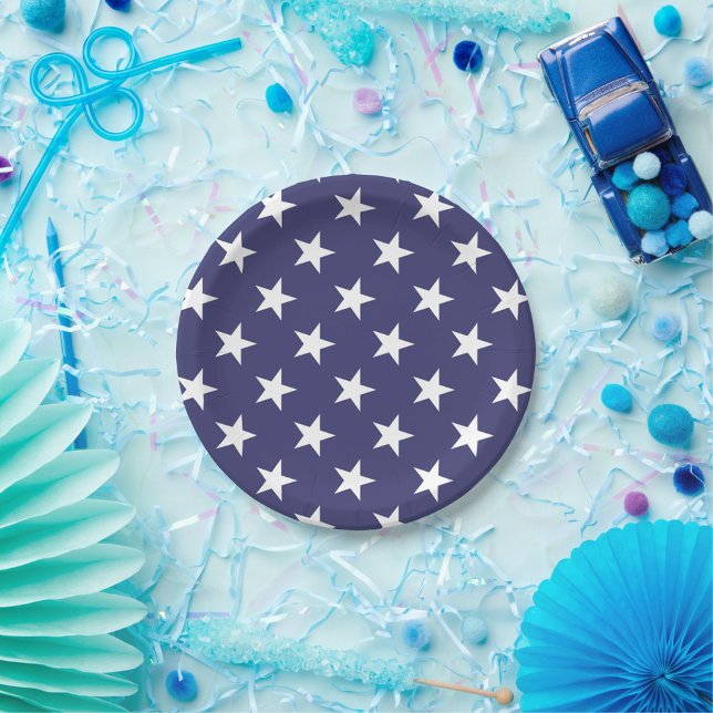 Prato De Papel Placa de Papel das Estrelas Americanas (Criador carregado)