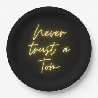 Prato De Papel Placa de papel das regras de Vanderbomga