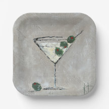 Placa de papel de 7" para Martini