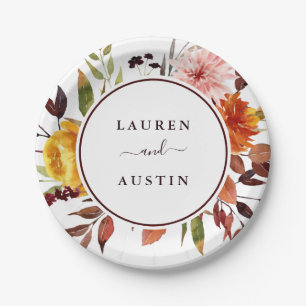 Prato De Papel Placa de Papel de Casamento de Cores de Água do Ja