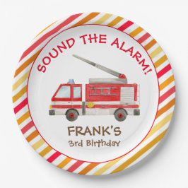 Prato De Papel Placa de papel de Festa de aniversário do motor de