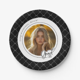 Prato De Papel Placa de papel de Festa de formatura de foto do Ar