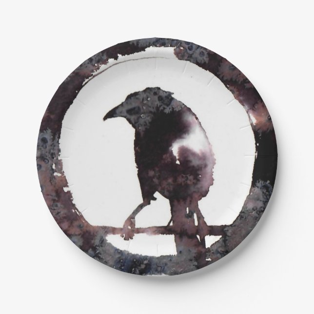 Prato De Papel Placa de papel de festa do Halloween (Frente)