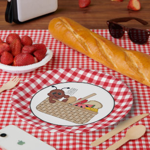 Prato De Papel Placa de papel de formiga piquenique