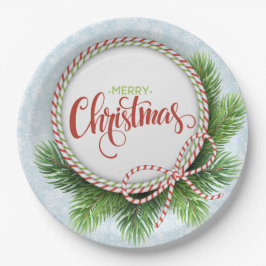 Prato De Papel Placa de Papel de Natal