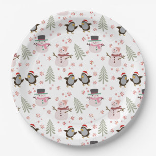 Prato De Papel Placa de Papel de Natal