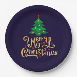 Prato De Papel Placa de Papel de Natal