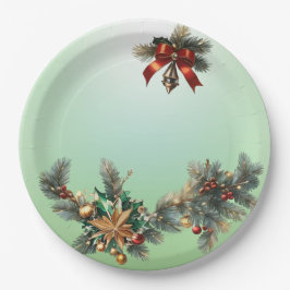 Prato De Papel Placa de Papel de Natal