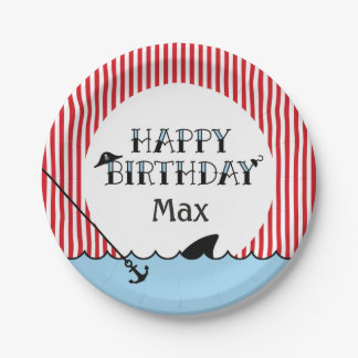 Prato De Papel Placa de papel de pirata de piscina