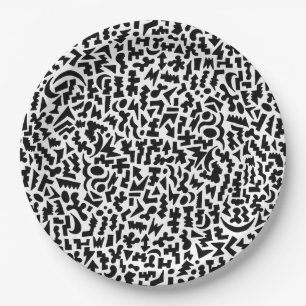 Prato De Papel Placa de papel de porta