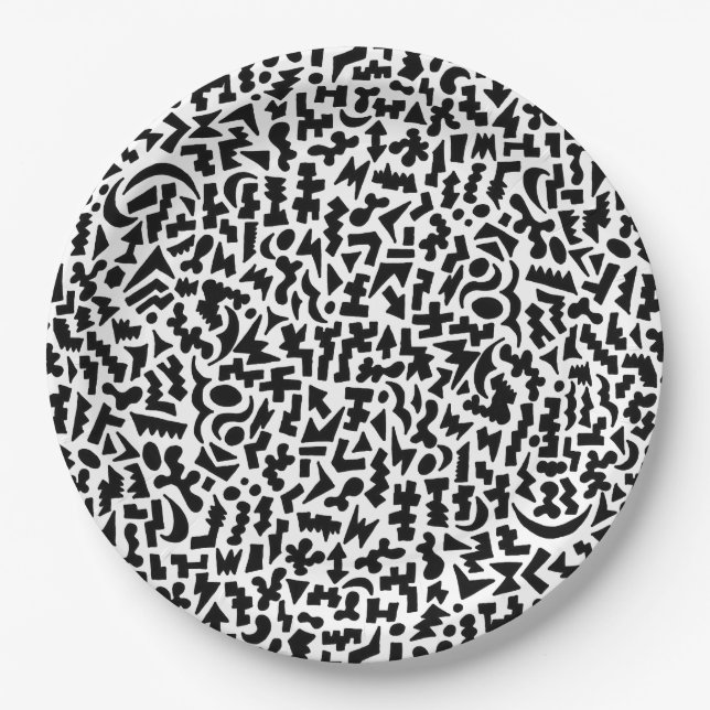 Prato De Papel Placa de papel de porta (Frente)