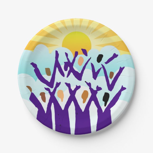 Prato De Papel Placa de papel de reguiça (Frente)