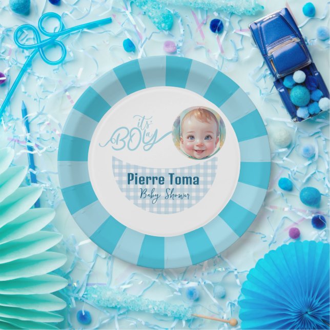 Prato De Papel Placa de papel do BOY (Festa)