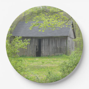 Prato De Papel Placa de papel do celeiro do país