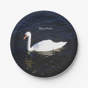 Prato De Papel Placa de papel do Cisne-Mudo