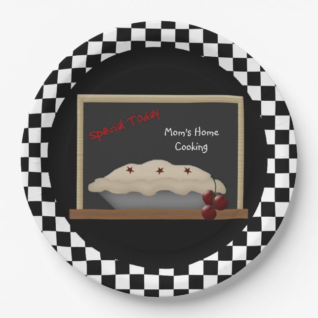 Prato De Papel Placa de papel do Cozinhar doméstico da mãe (Frente)