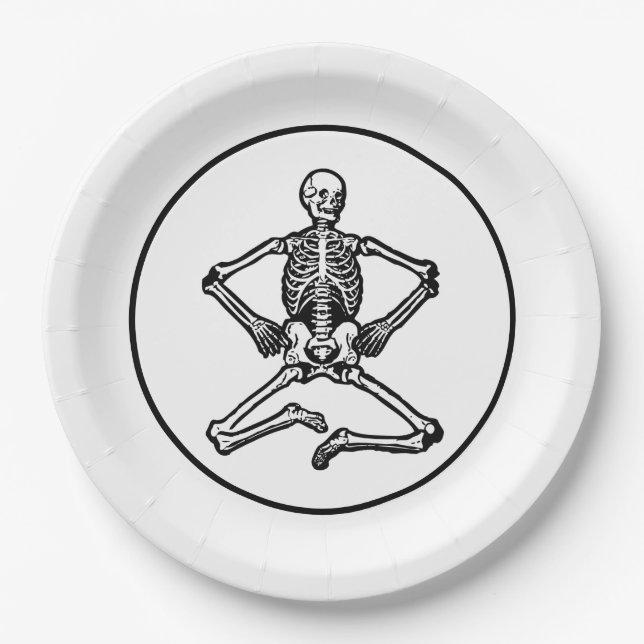 Prato De Papel Placa de papel do Halloween Party (Frente)