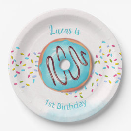 Prato De Papel Placa de papel do primeiro aniversario