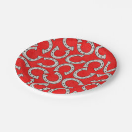 Prato De Papel Placa de papel do sapato de Cavalo do País