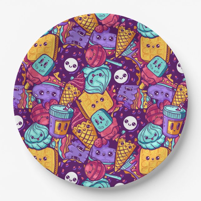 Prato De Papel Placa de papel doce para tratamento (Frente)