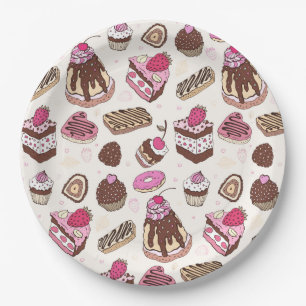 Prato De Papel Placa de papel doce para tratamento