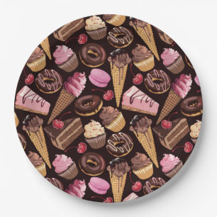 Prato De Papel Placa de papel doce para tratamento