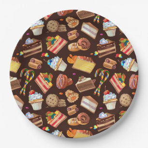 Prato De Papel Placa de papel doce para tratamento