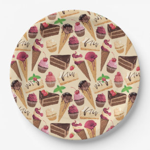Prato De Papel Placa de papel doce para tratamento