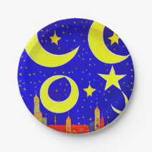 Placa de papel Eid al-Fitr