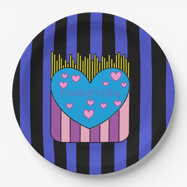 Prato De Papel Placa de papel FryShy (Frente)