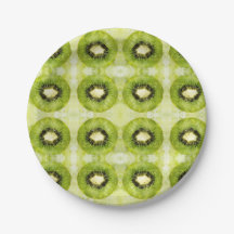 Placa de papel Green Kiwi