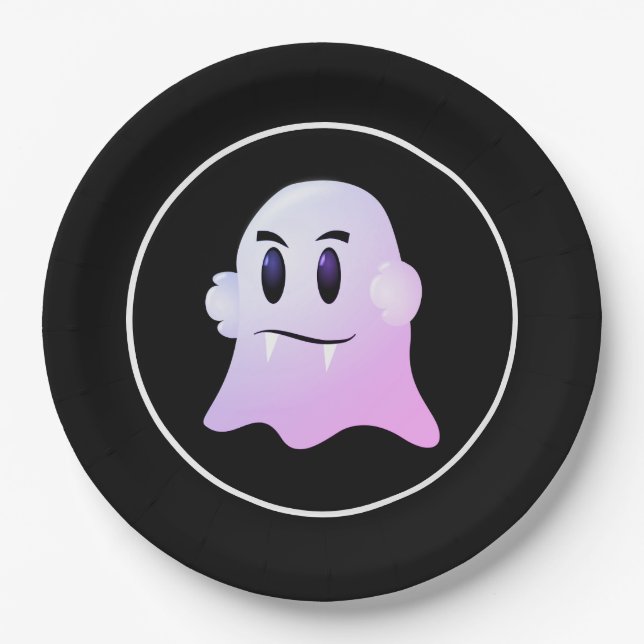 Prato De Papel Placa de papel Halloween (Frente)