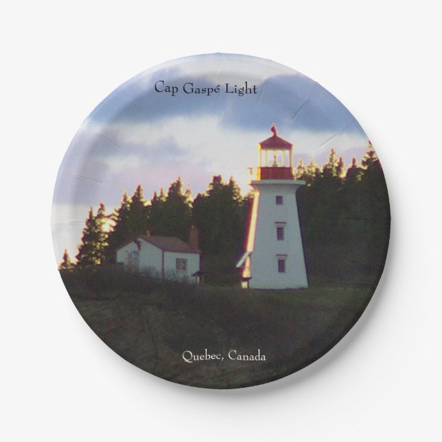 Prato De Papel Placa de papel leve com boné (Frente)