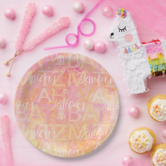 Prato De Papel Placa de papel Mitzvah, bar ou Bat, simplesmente s