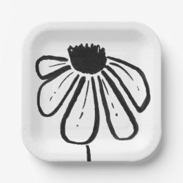 Prato De Papel Placa de papel moderna para flores