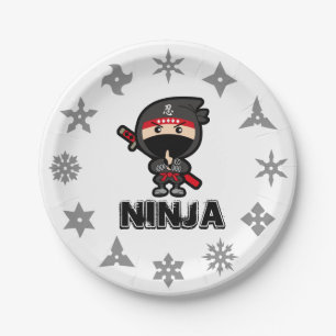 Prato De Papel Placa de Papel Ninja