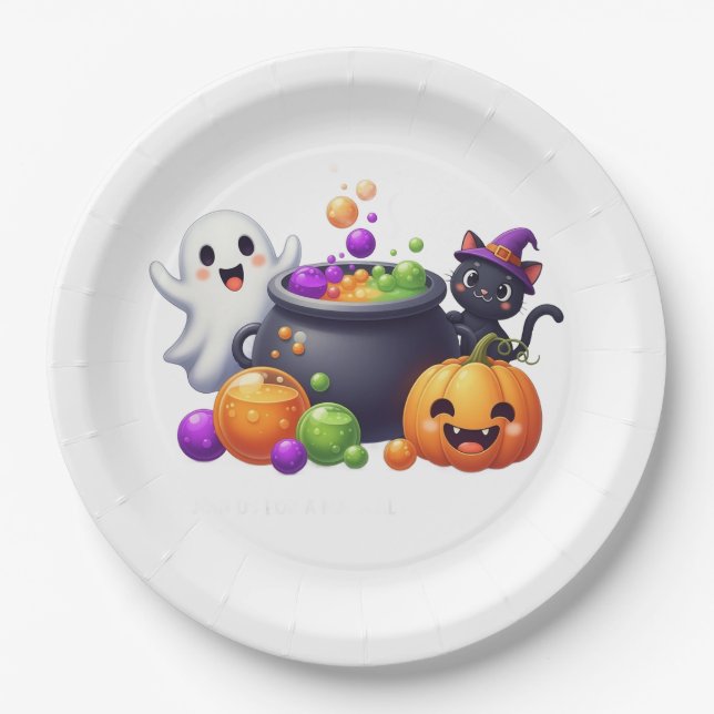 Prato De Papel Placa de papel para bebês (Frente)