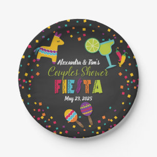 Prato De Papel Placa de papel para Chá de Casais Fiesta